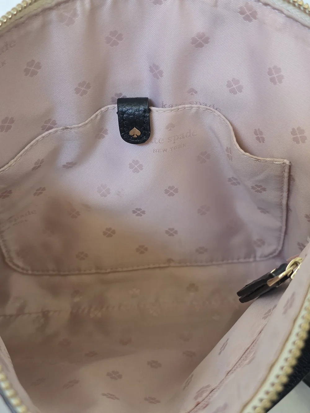 Kate Spade New York Polly Medium Crossbody in Pink and Cream Colorblock
